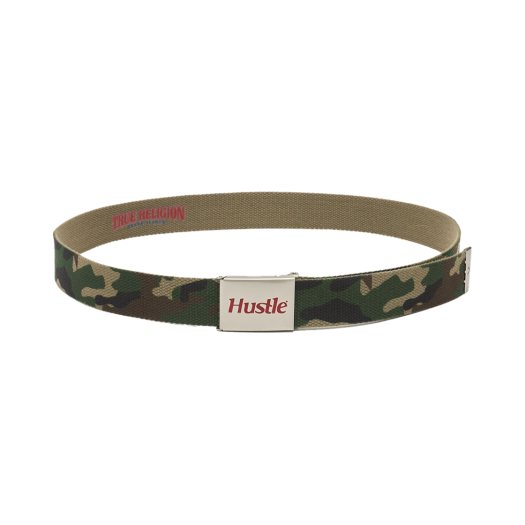 TR24SSBT01FCM True Religion Hustle Webbing Belt Camo