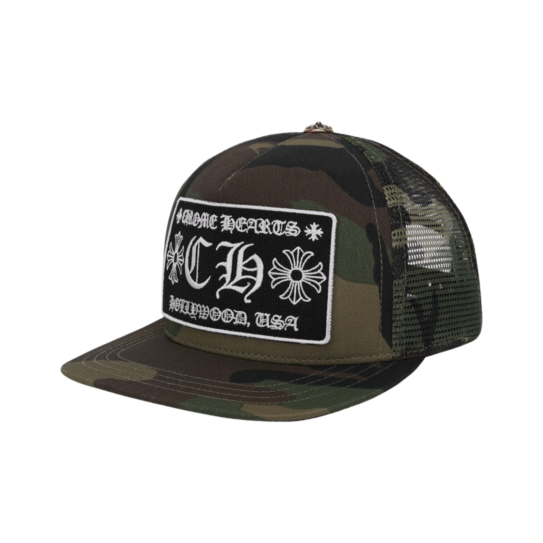 크롬하츠 CH 할리우드 트러커햇 카모(Chrome Hearts CH Hollywood Trucker Hat Camo)