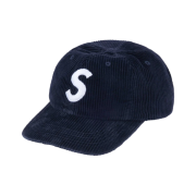 Supreme Corduroy S Logo 6-Panel Navy - 24FW