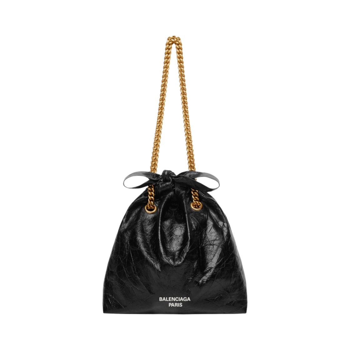 발렌시아가 크러쉬 스몰 토트백 블랙(Balenciaga Crush Small Tote Bag Black) - 1
