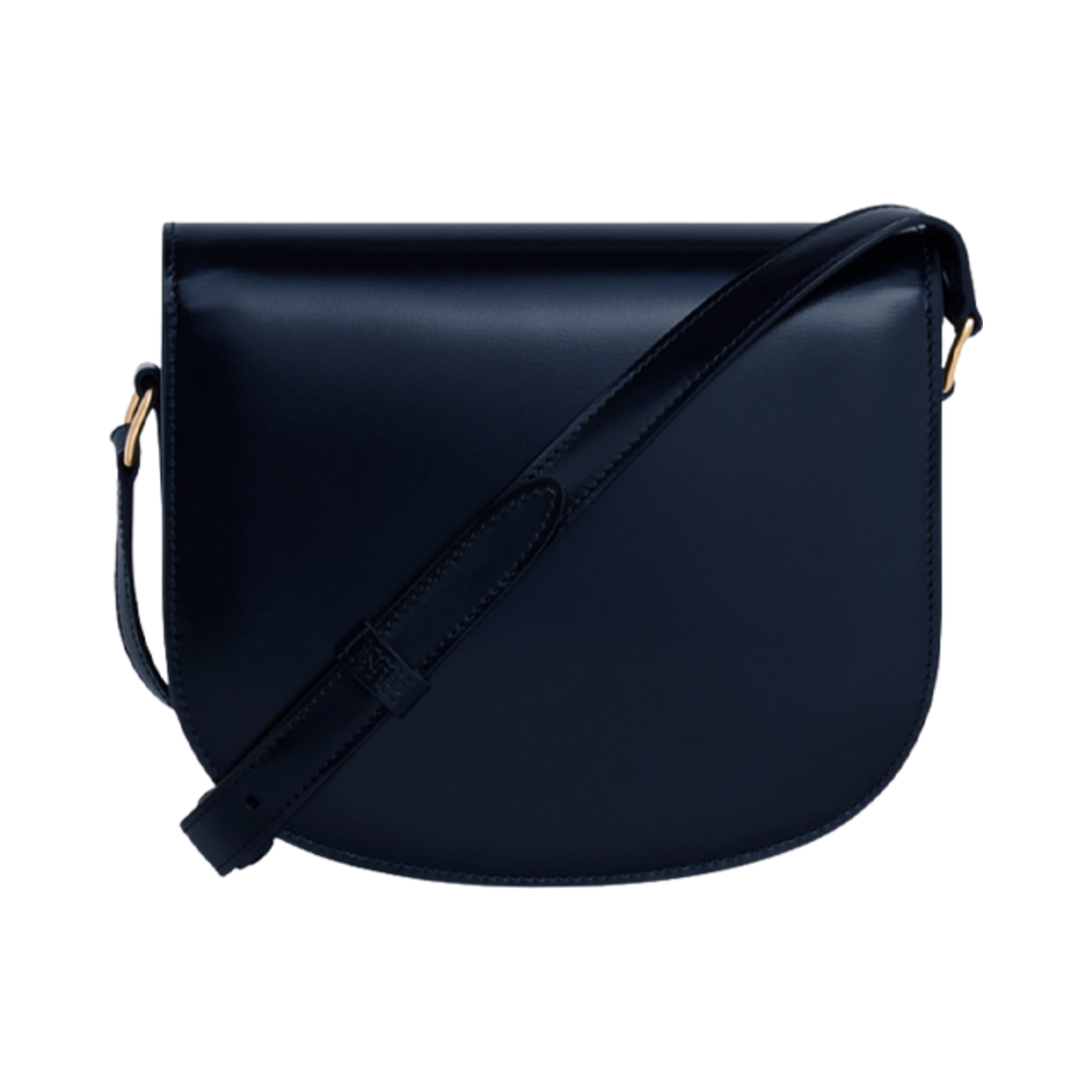 셀린느 샤이니 카프스킨 베사체 클레아 숄더백 네이비 블루(Celine Besace Clea Shoulder Bag in Shiny Calfskin Navy Blue) - 2