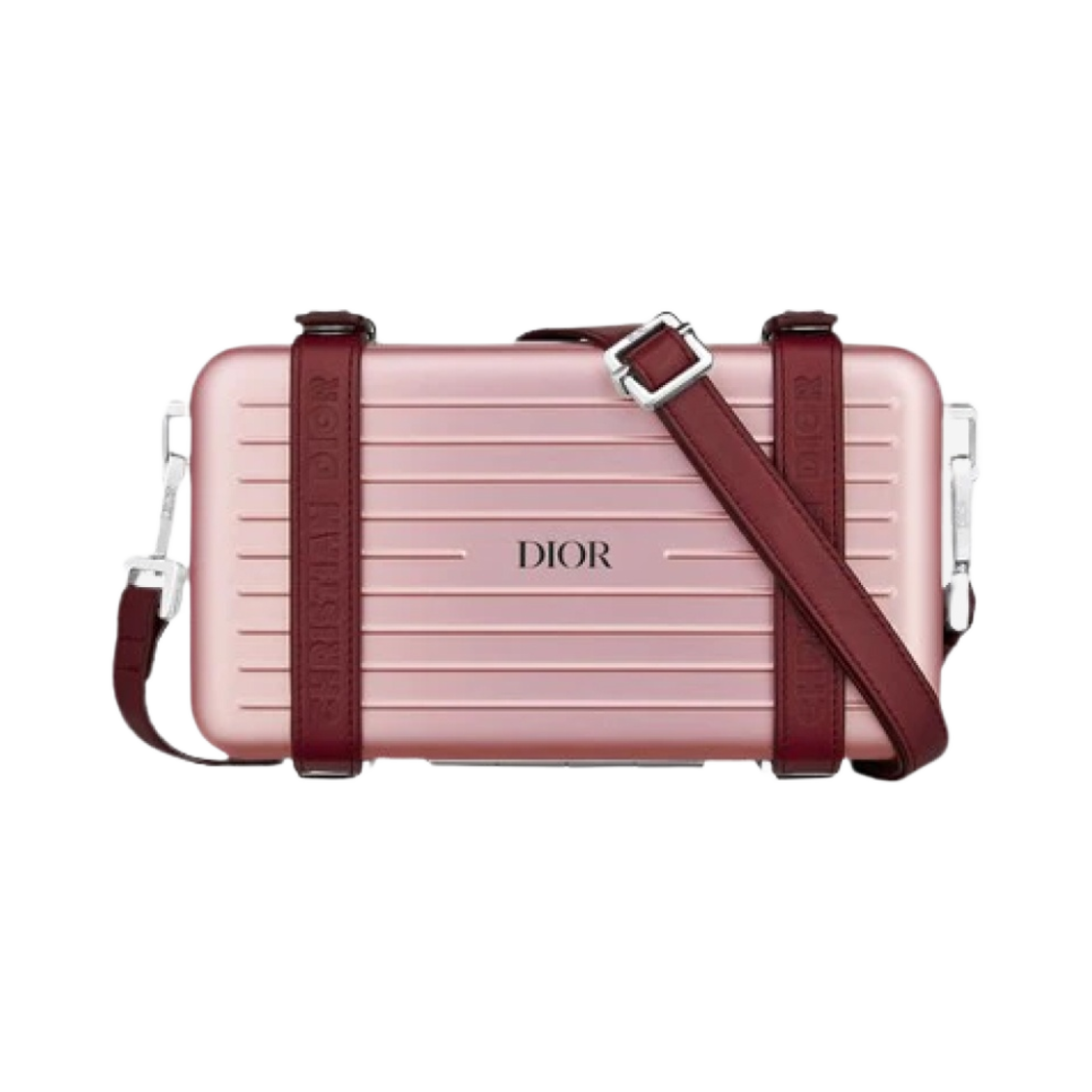 리모와 x 디올 퍼스널 클러치 알루미늄 핑크(Rimowa x Dior Personal Clutch Aluminium Pink)