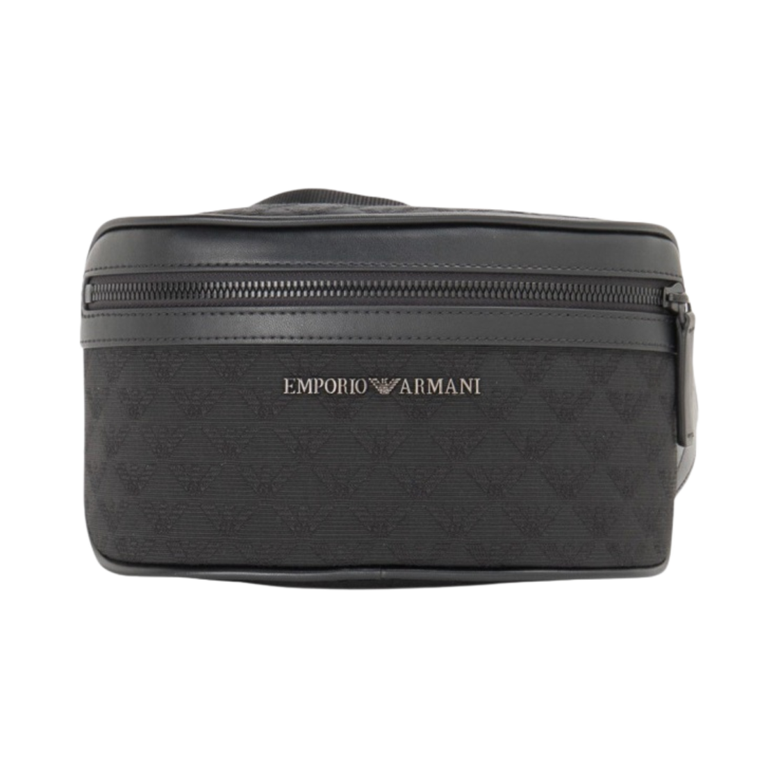 Y4O312Y022V81336 Emporio Armani Monogram Pattern Belt Bag Black