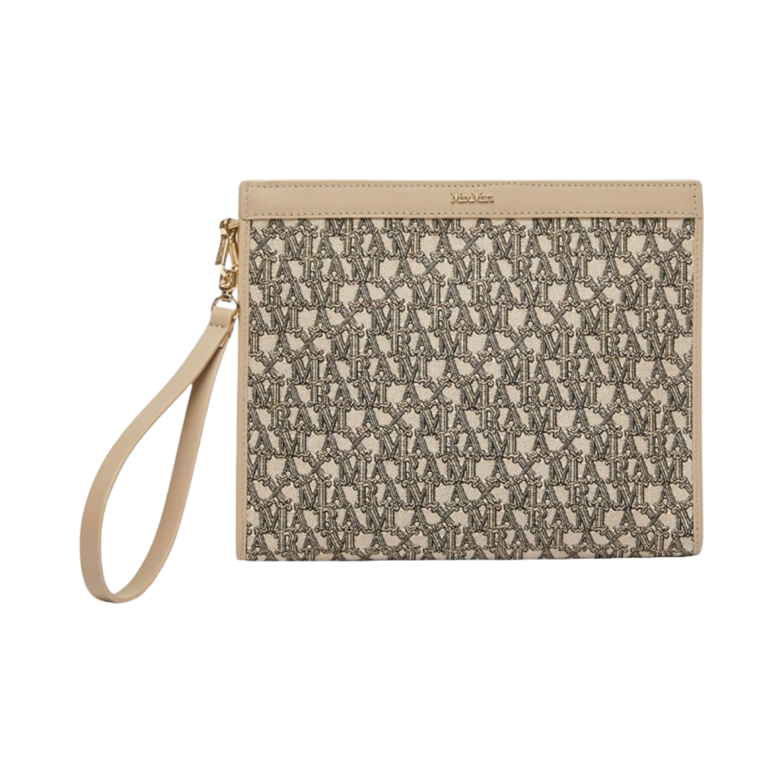 막스마라 코튼 미디움 클러치백 브론즈(Max Mara Cotton Medium Clutch Bag Bronze) - 1