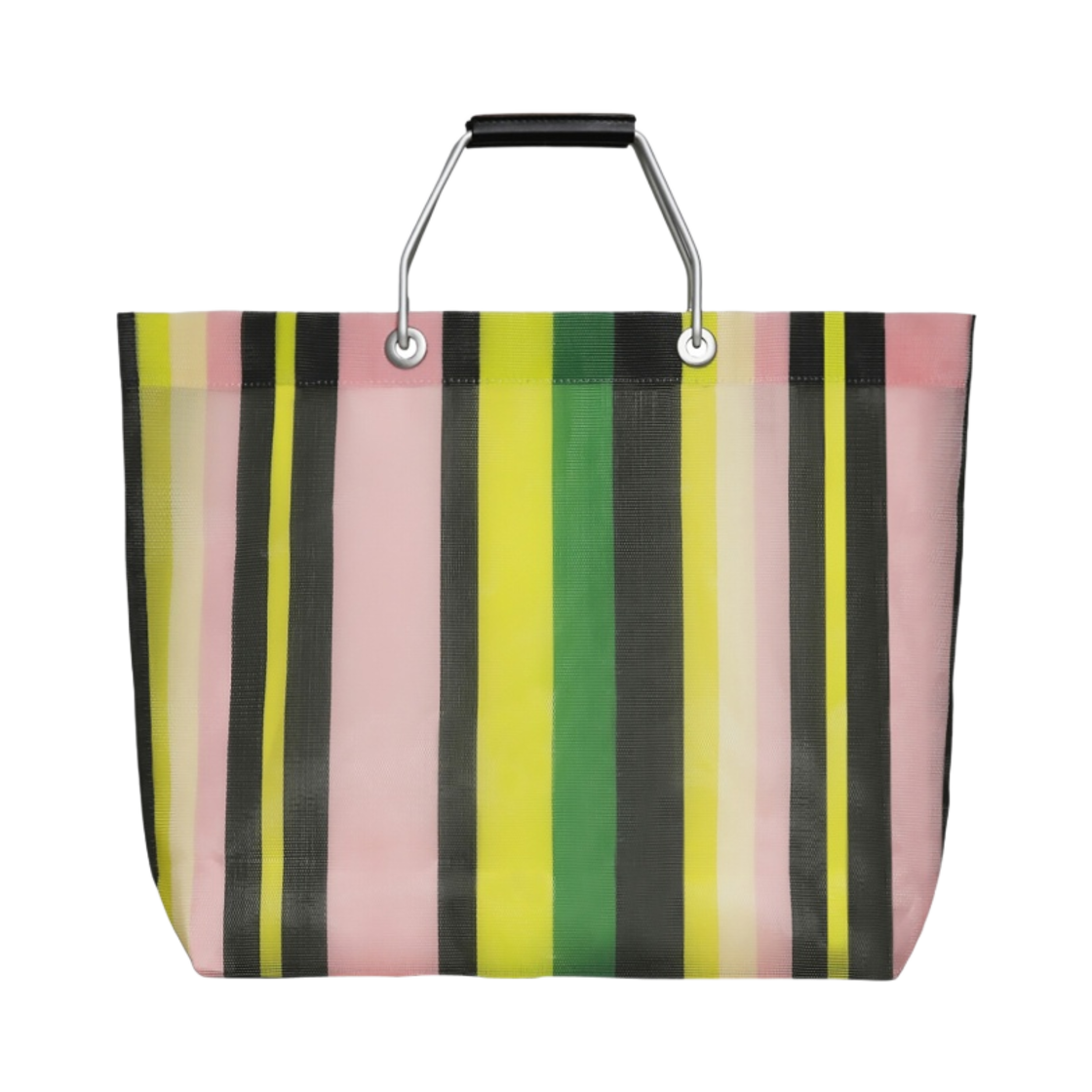 마르니 마켓 스트라이프 백 올리브 그린(Marni Market Stripe Bag Olive Green) - 3