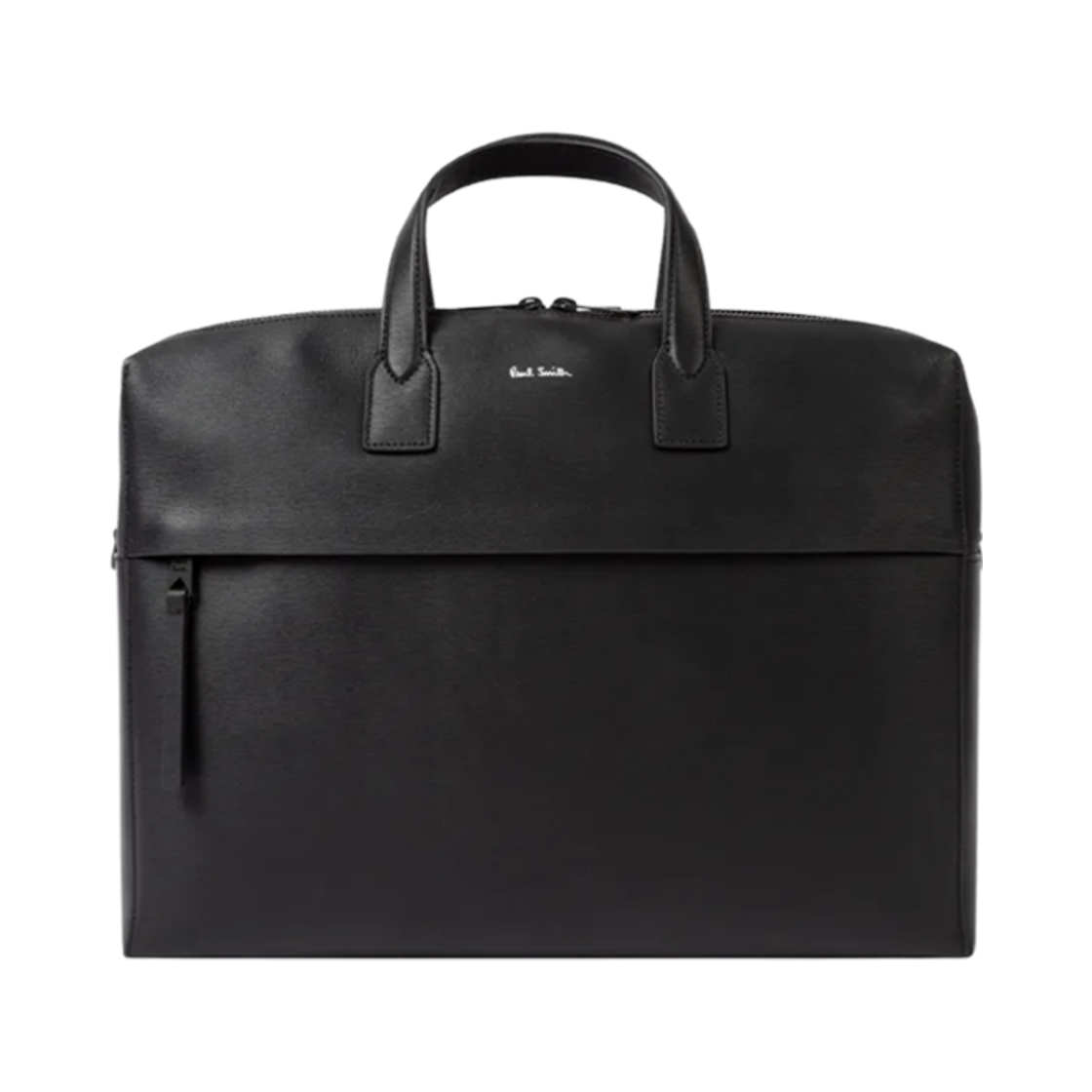 M1A-7400-ASGRAI-79 Paul Smith Embossed Leather Business Double Zip Folio Black