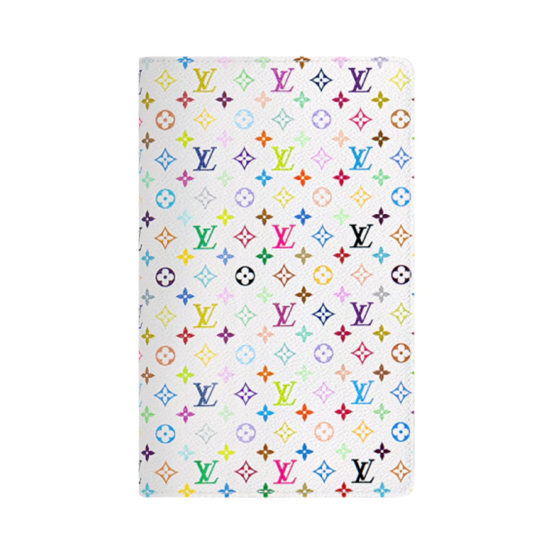 GI1299 Louis Vuitton x Murakami Takashi Monogram Multicolor Emily Notebook Cover MM White