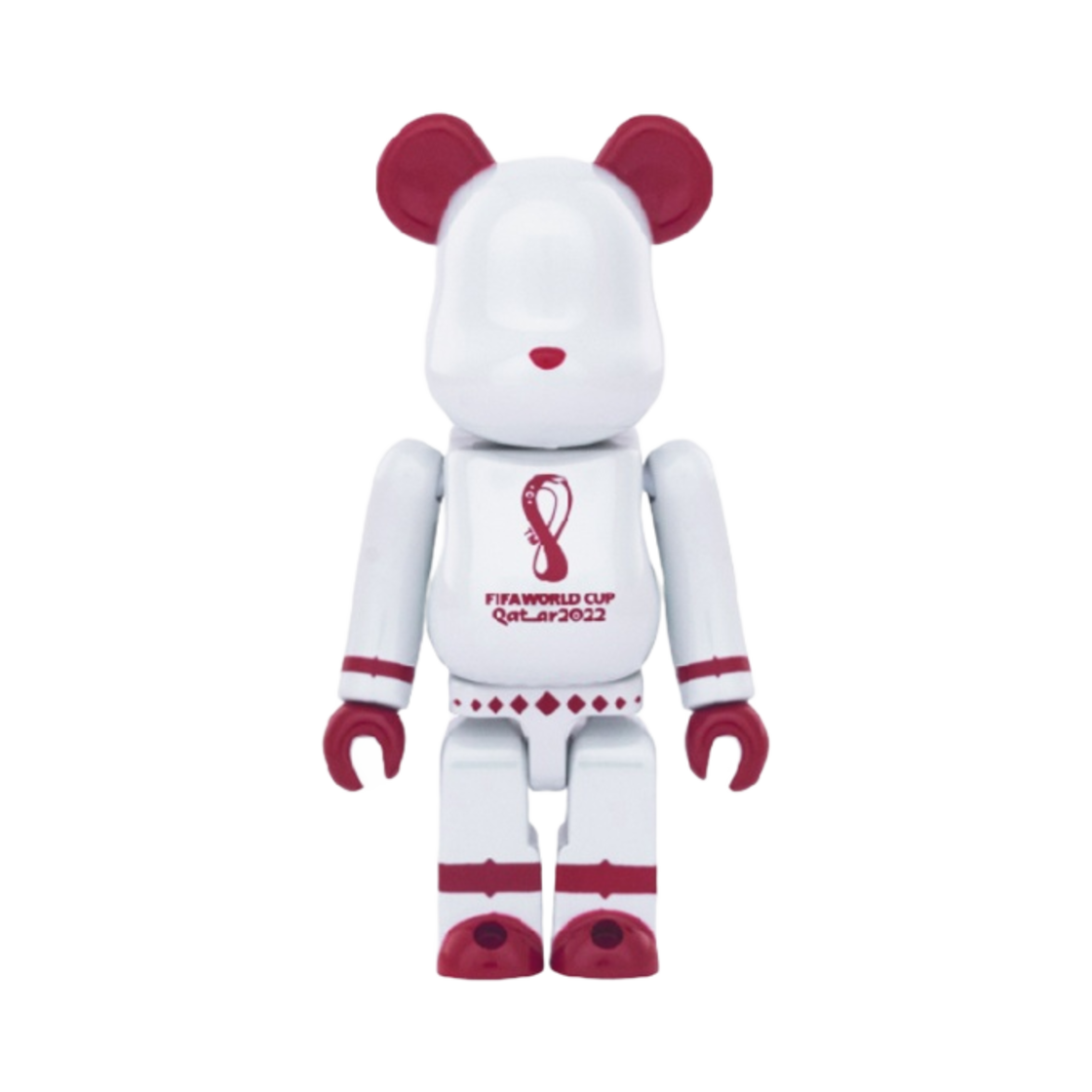 베어브릭 FIFA 카타르 월드컵 2022 화이트 크롬 버전 100% & 400% 세트(Bearbrick FIFA World Cup Qatar 2022 White Chrome Ver. 100% & 400% Set) - 3