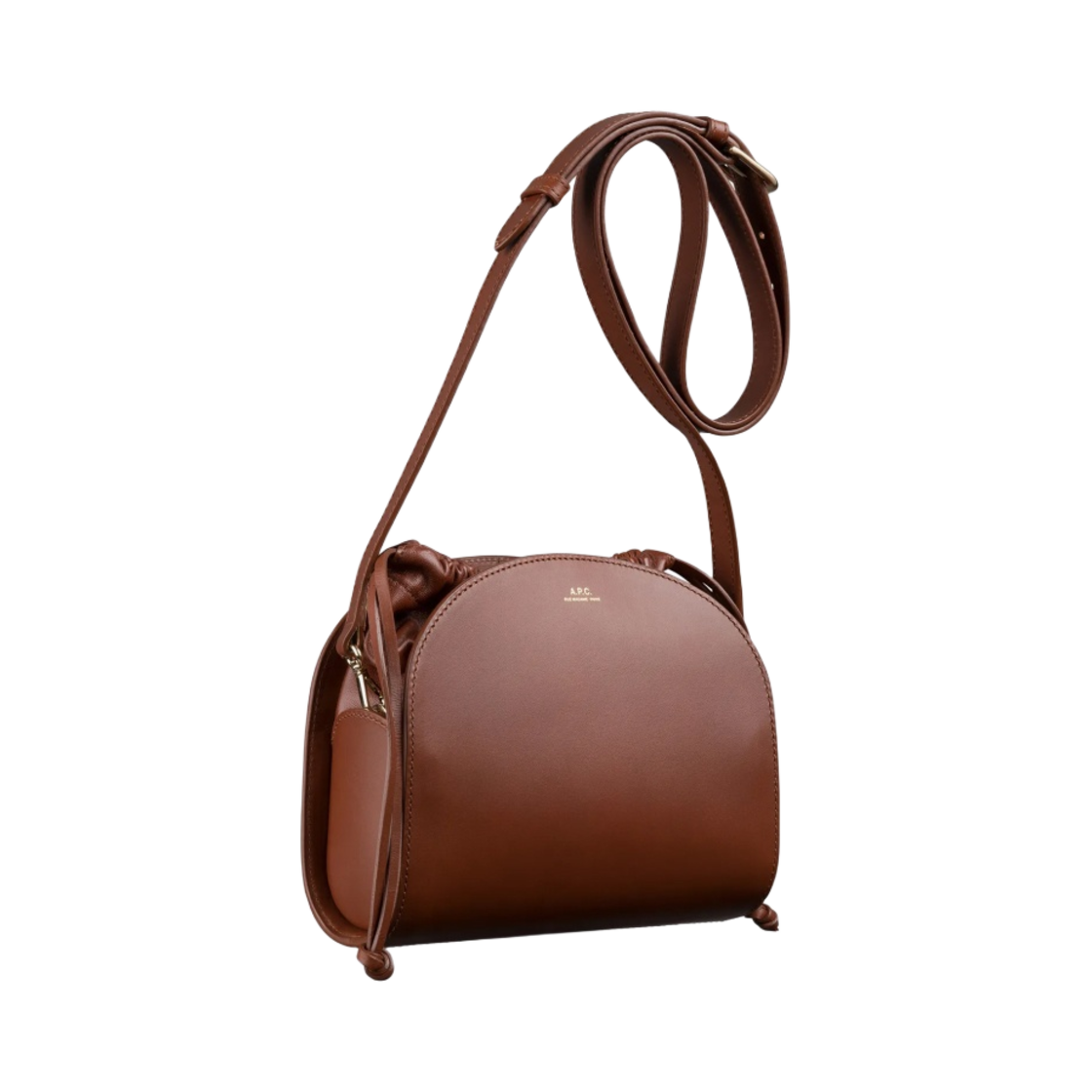 아페쎄 데미룬 포숑 미니백 넛 브라운(A.P.C. Demi-Lune Pochon Mini Bag Nut Brown) - 2