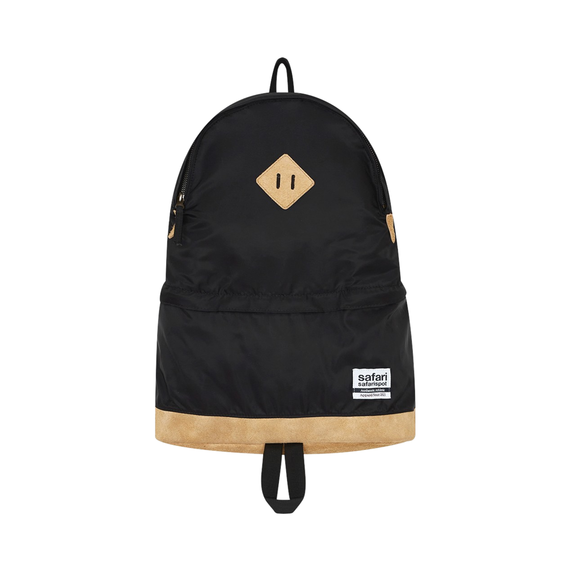 saf00586 Safarispot Authentic Scout Backpack - Black