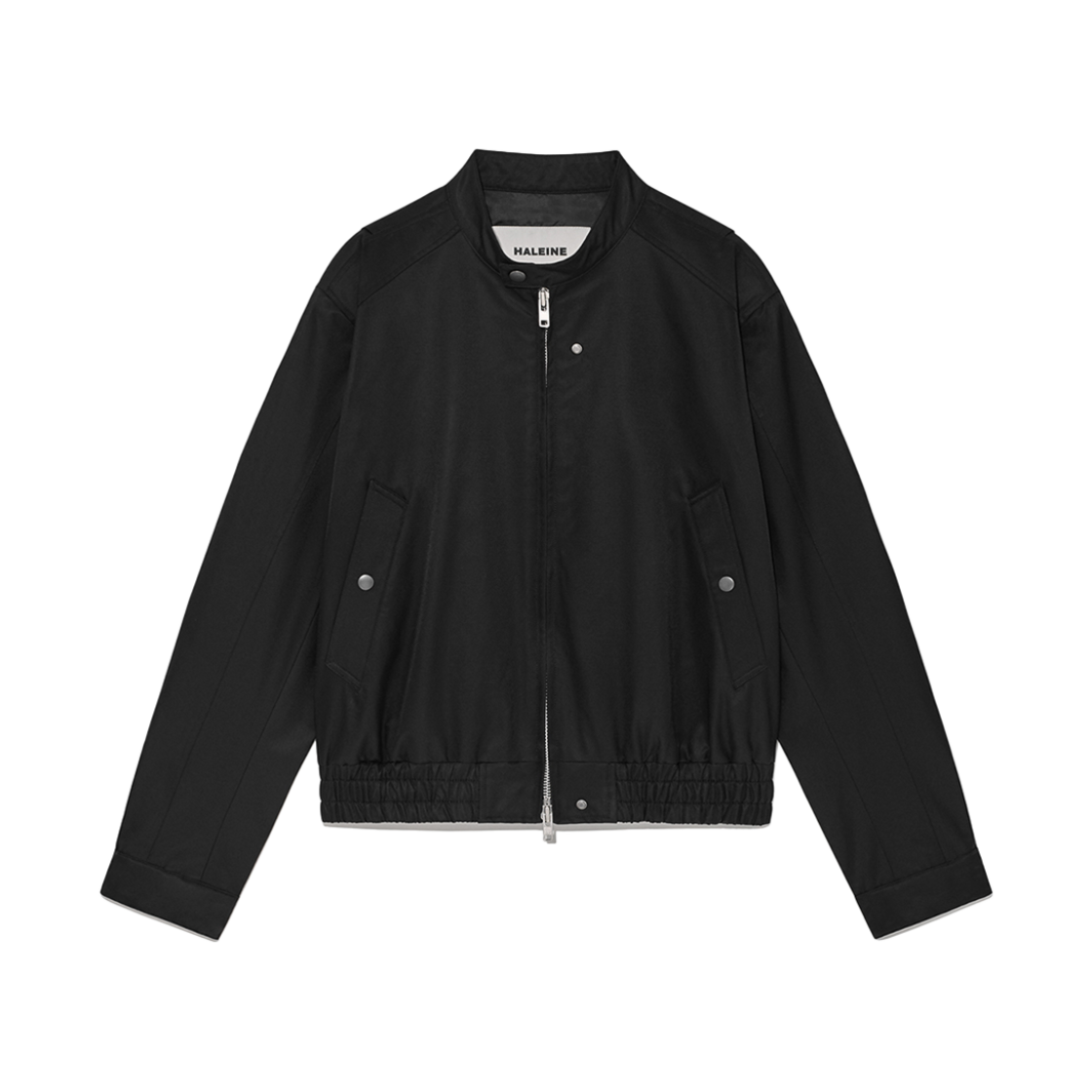 알렌느 3D 코튼 바이커 블루종 블랙