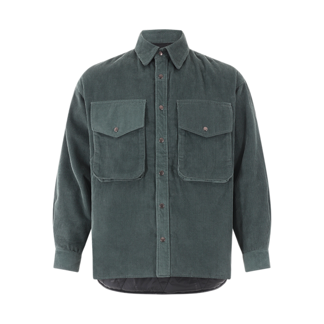23Q3ODUSH07DK OFFGRID Over Pocket Corduroy Shacket Dark Khaki