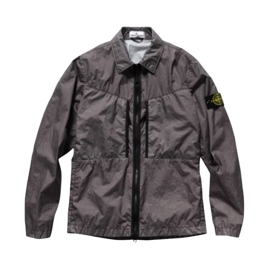 741510523-V0063 Stone Island 10523 Membrana 3L TC Overshirt Pewter Grey - 21SS