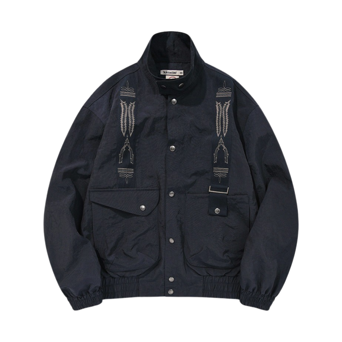KAT9102 Karactor Heritage Nylon Work Jacket Dark Navy