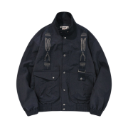 Karactor Heritage Nylon Work Jacket Dark Navy