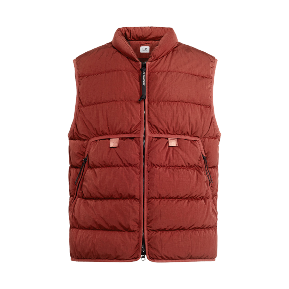 15CMOW030A006369G560 C.P. Company Eco-Chrome R Down Vest Ketchup Red - 23FW