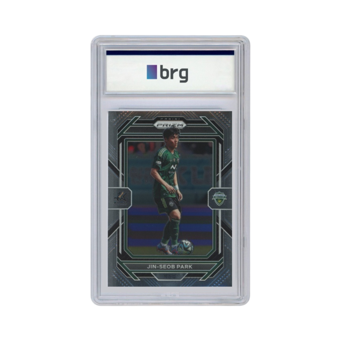 파니니 프리즘 K 리그 K 리그 1 #111 전북 현대 모터스 박진섭 베이스 축구 카드 2023(Panini Prizm K League K League 1 #111 Jeonbuk Hyundai Motors Park Jin Seob Base Soccer Card 2023)