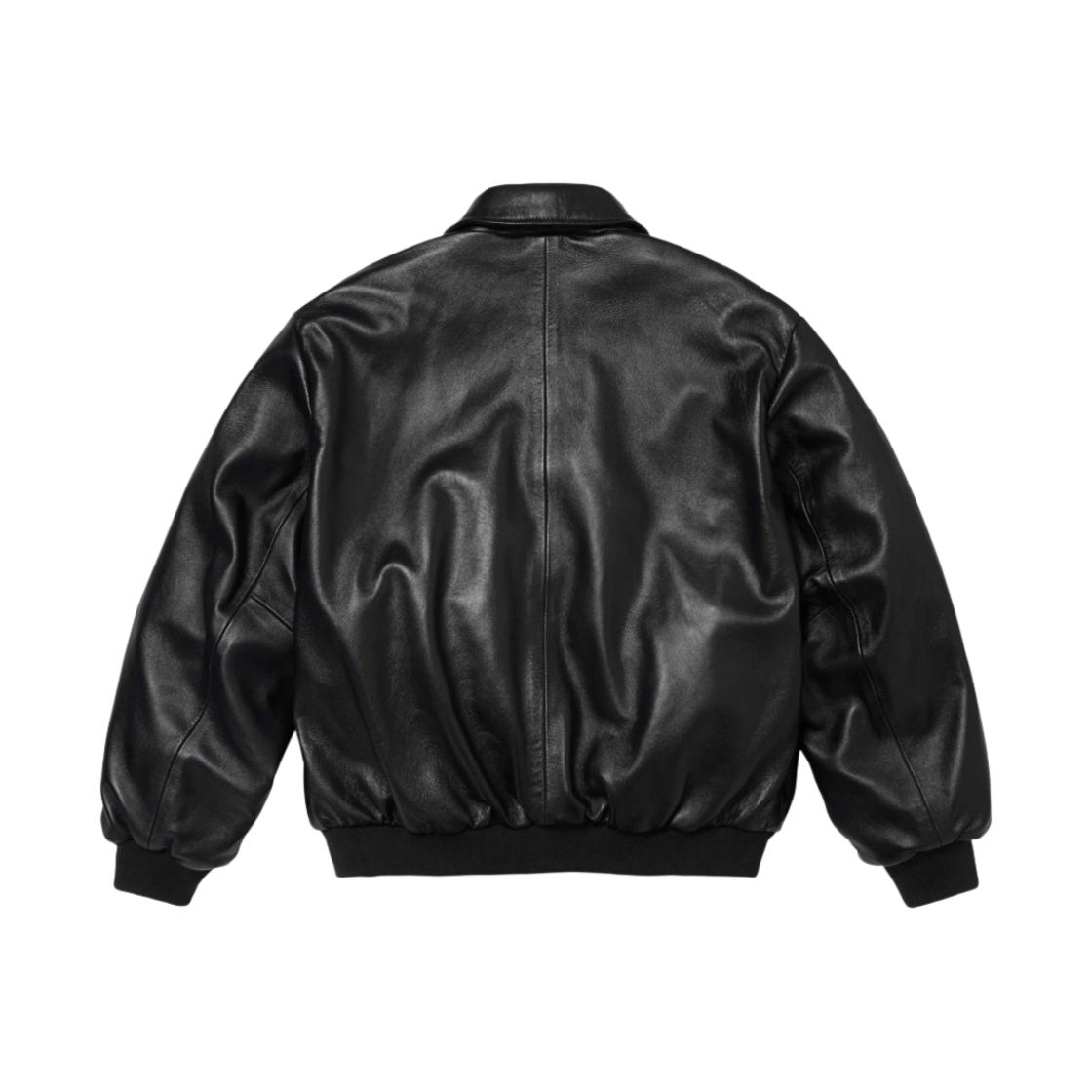 슈프림 x 쇼트 후드 레더 봄버 자켓 블랙 - 24SS(Supreme x Schott Hooded Leather Bomber Jacket Black - 24SS) - 4