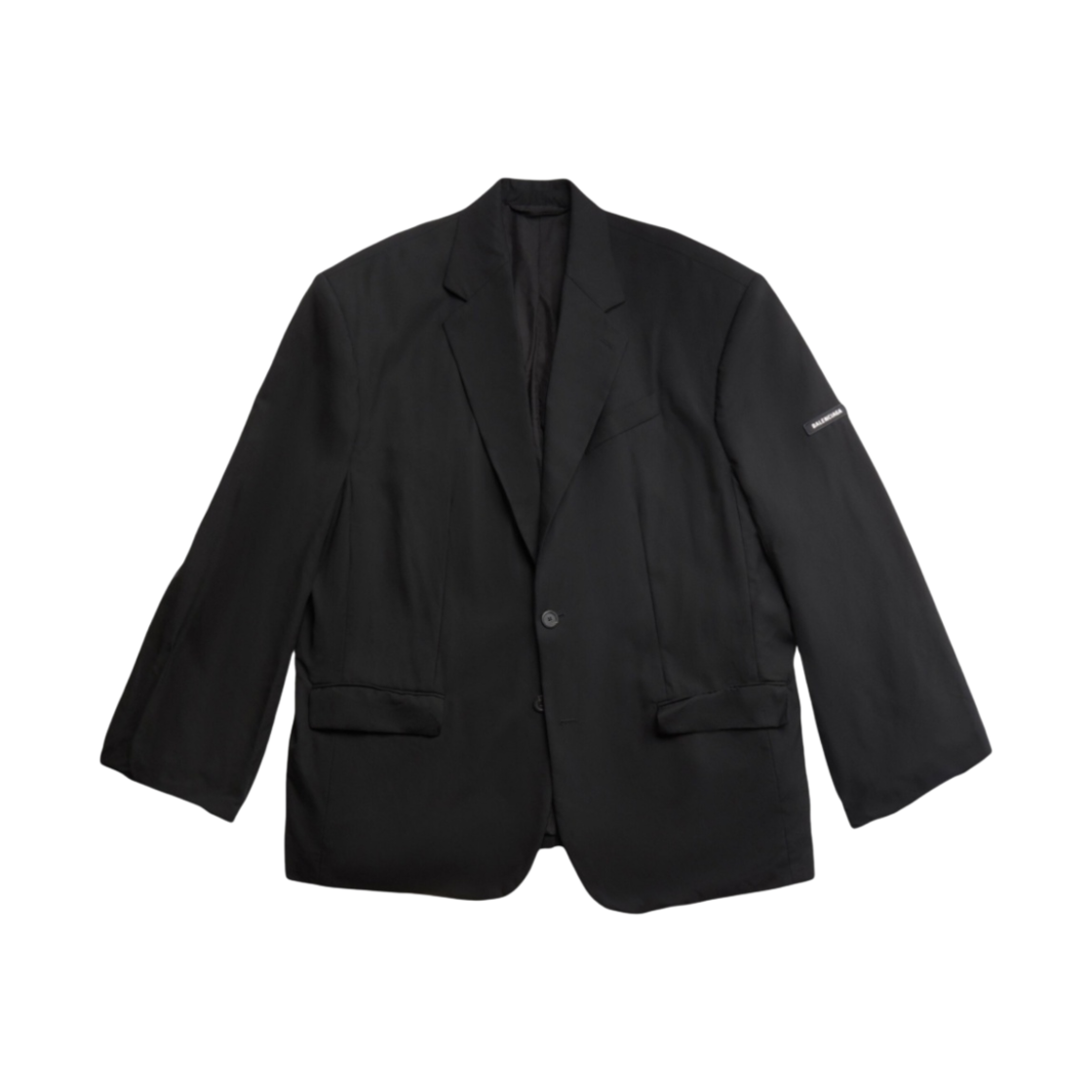 발렌시아가 스케이터 테일러드 자켓 블랙