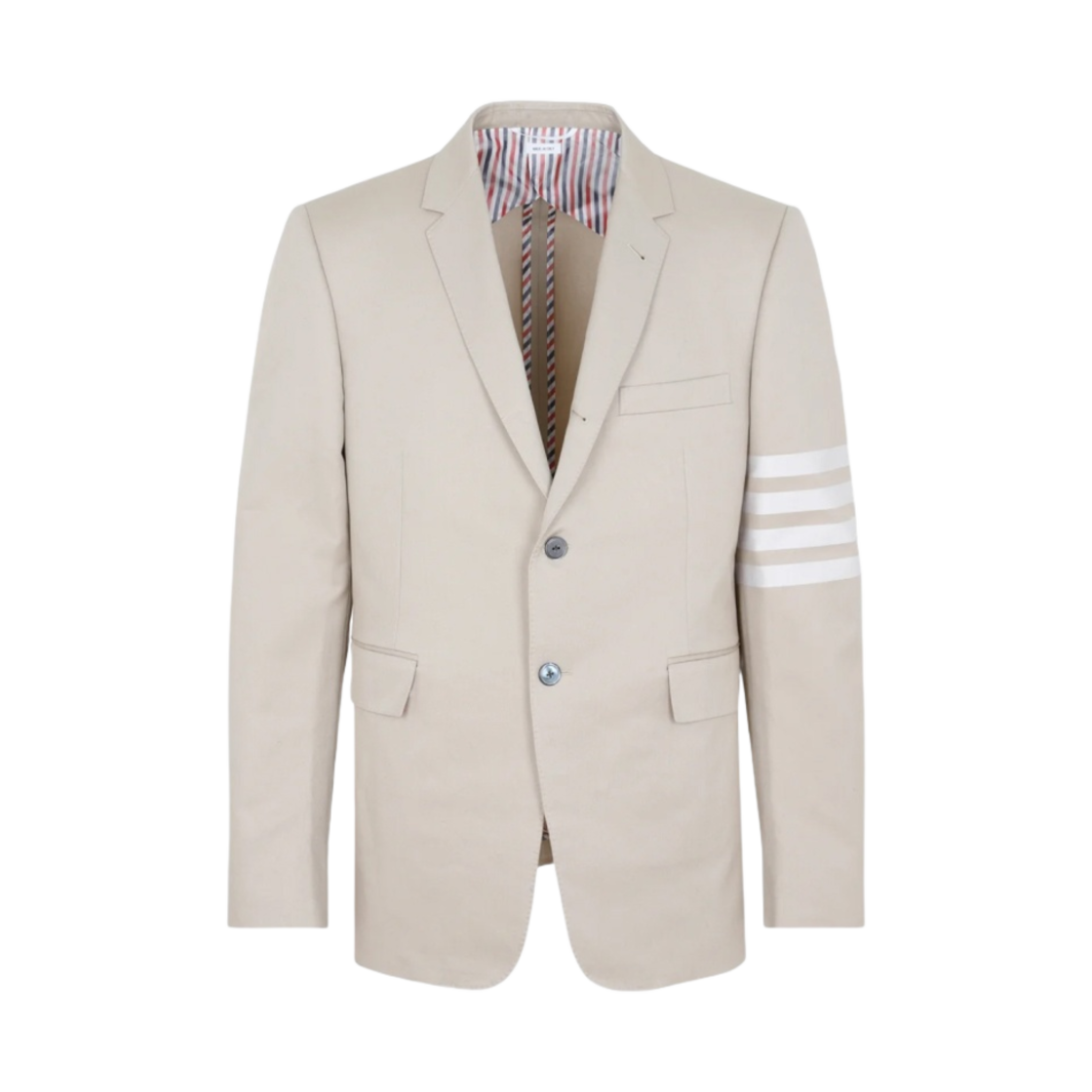 톰브라운 코튼 수팅 엔지니어드 사선 클래식 자켓 카멜(Thom Browne Cotton Suiting Engineered 4-Bar Classic Jacket Camel) - 1