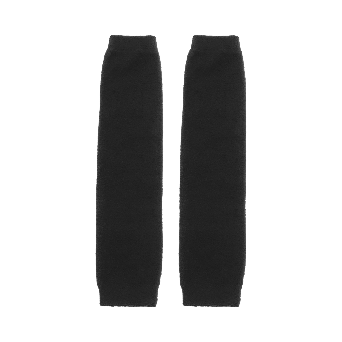 A-TTSW-BK-U Aone Unisex Thermal Tactel Soft Plain Sleep Arm Warmers 2-Pack Black