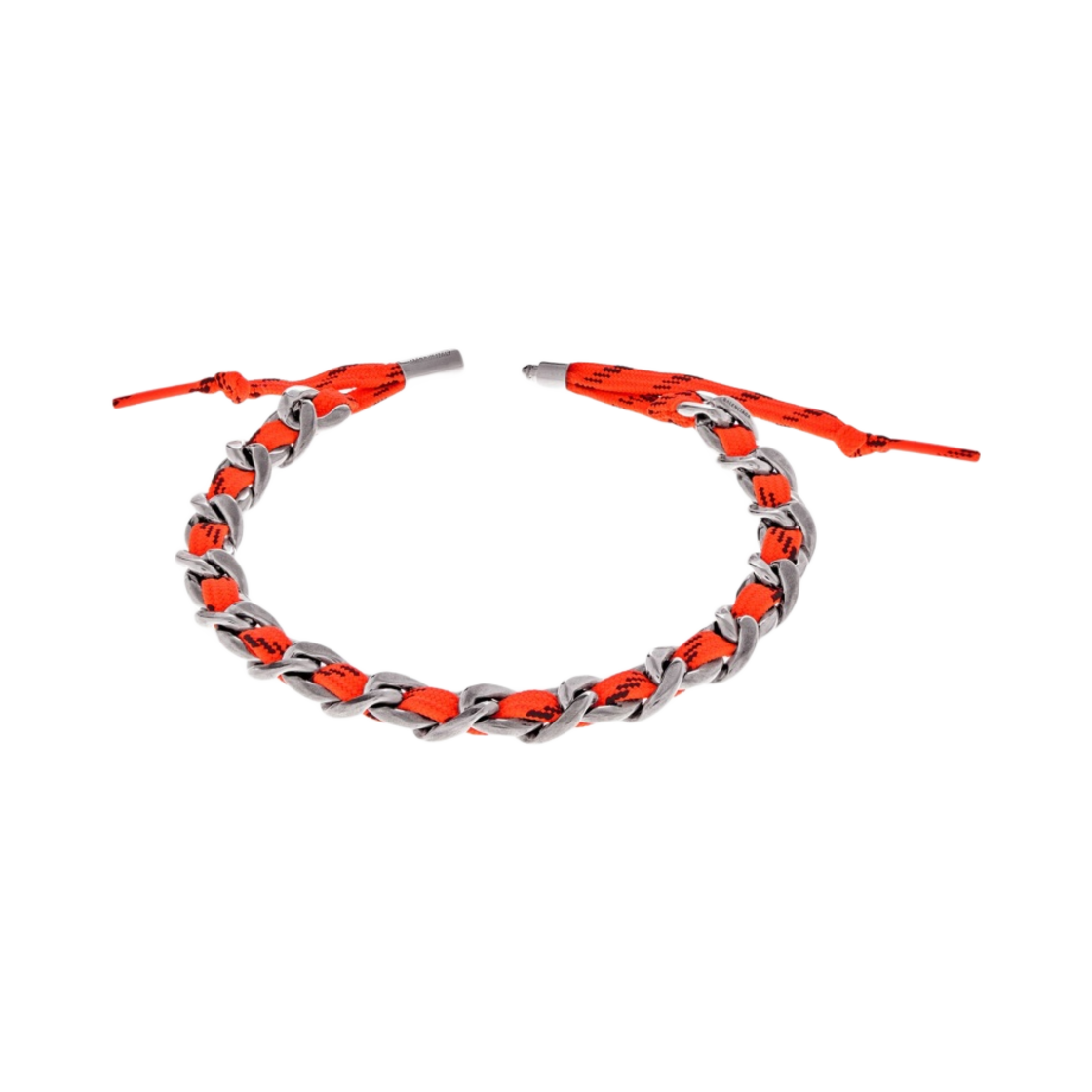 발렌시아가 말리부 구르메트 초커 앤틱 실버 네온 오렌지 | Balenciaga | KREAM