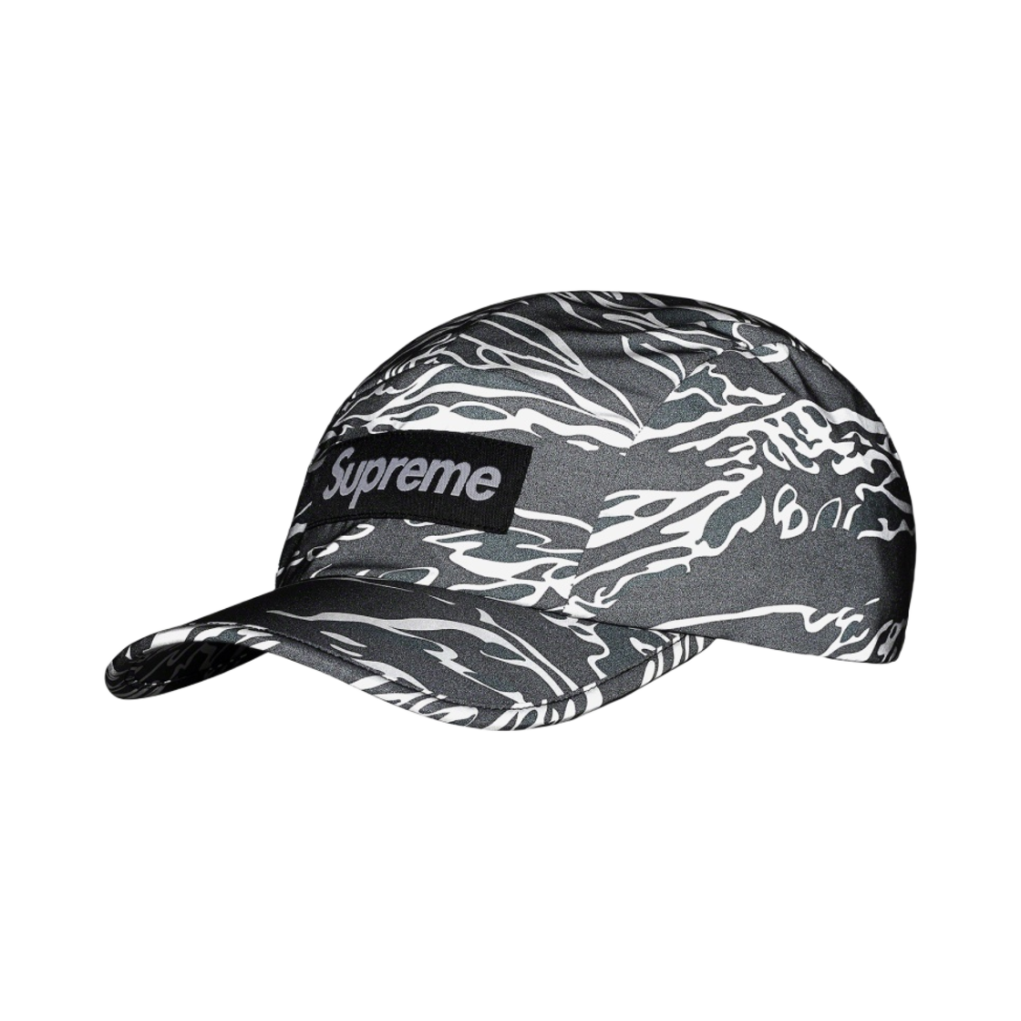 슈프림 타이거 카모 리플렉티브 캠프캡 블랙 - 22FW(Supreme Tiger Camo Reflective Camp Cap Black - 22FW) - 2