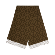 Fendi FF Cashmere Scarf Green