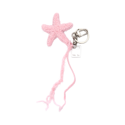 Matin Kim Starfish Knit Keyring Pink