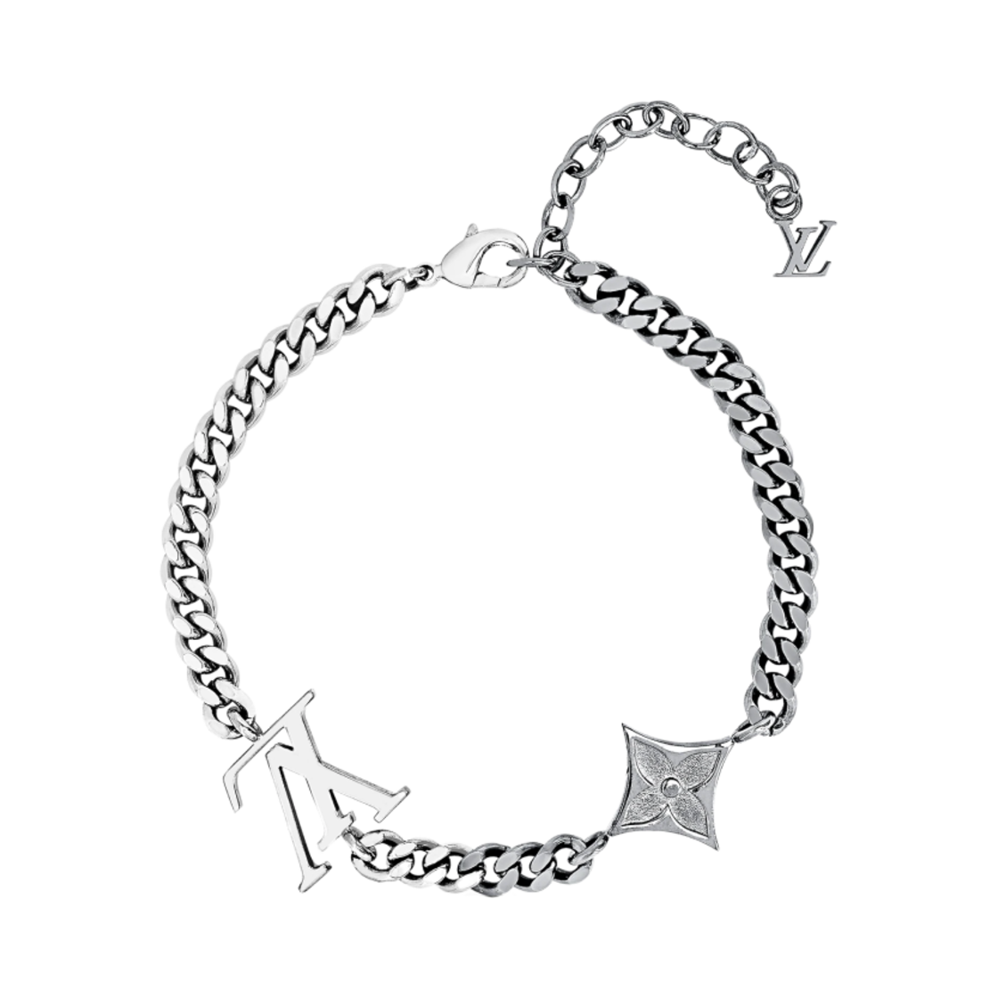 M00508 Louis Vuitton LV Instinct Bracelet Silver