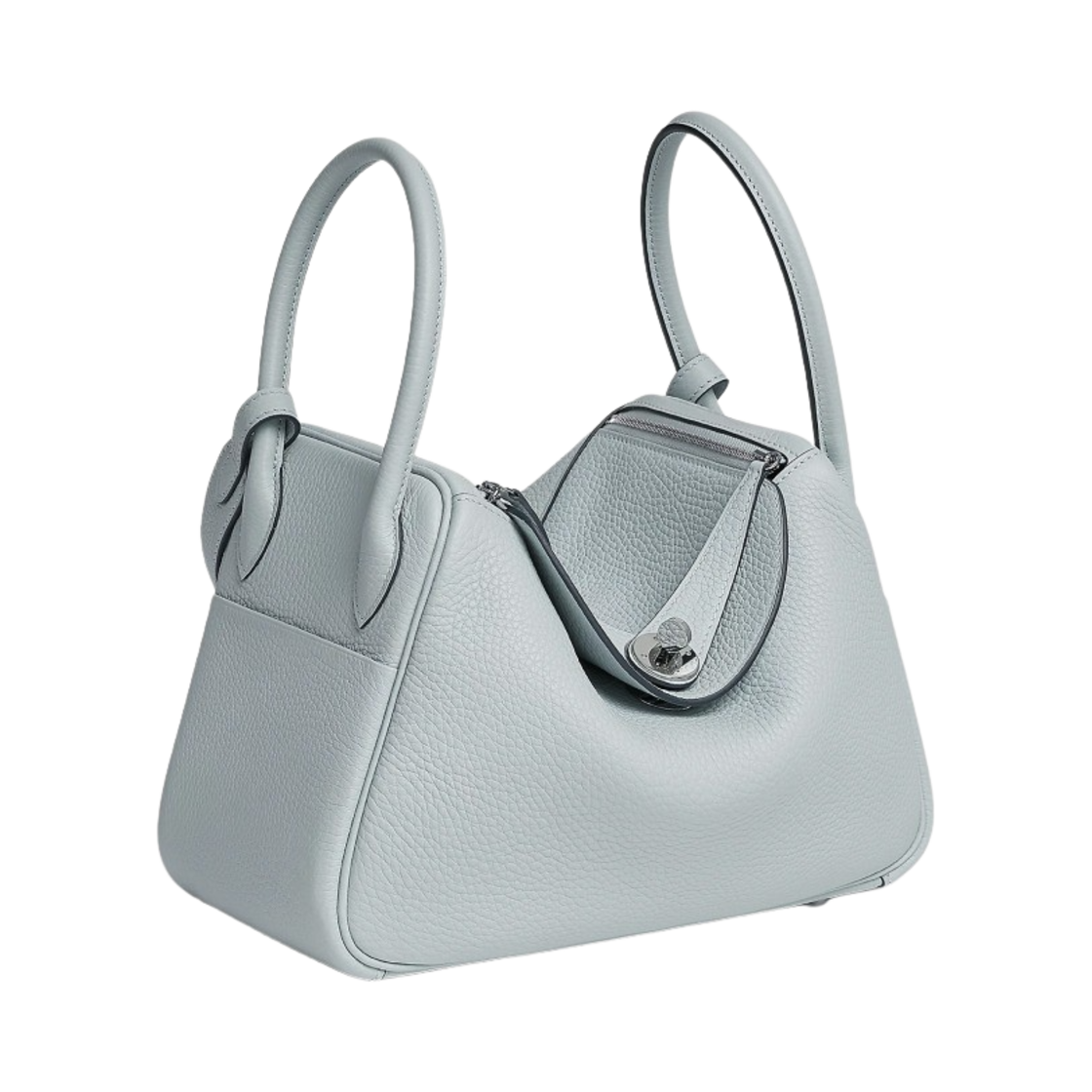 에르메스 린디 26 백 클레망스 & 팔라듐 하드웨어 블루 빨(Hermes Lindy 26 Bag Clemence & Palladium Bleu Pale) - 2