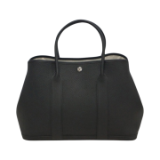 Hermes Garden Party 36 Bag Negonda & Palladium Noir