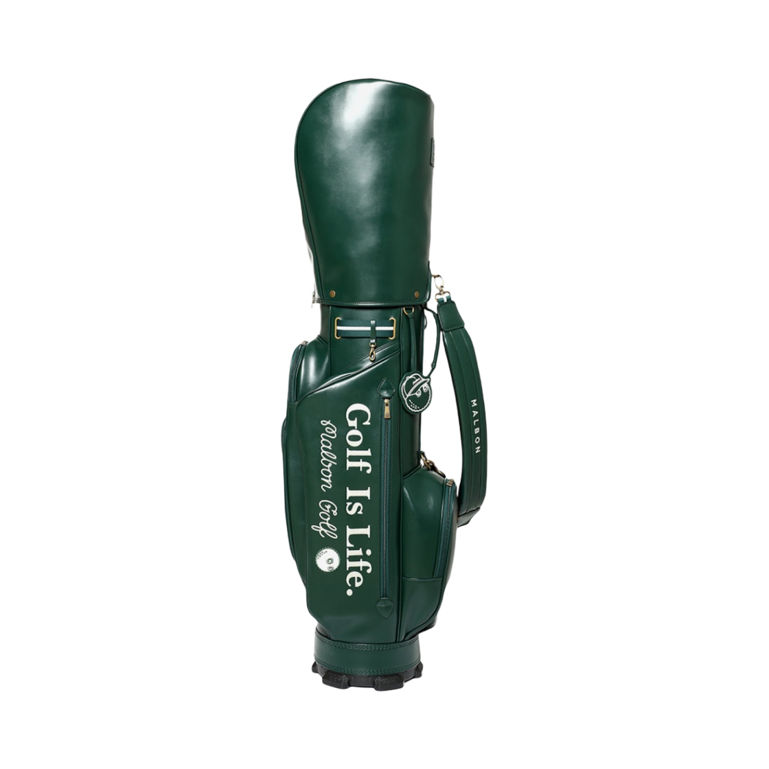 - Malbon Golf Vintage Mood Caddie Bag Green - 대표 이미지 #1