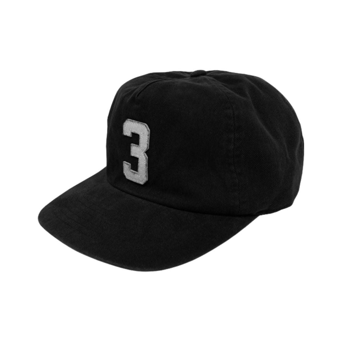 컬렉트 피시스 쓰리 5 패널 캡 블랙(Collect Pieces Three 5 Panel Cap Black) - 2