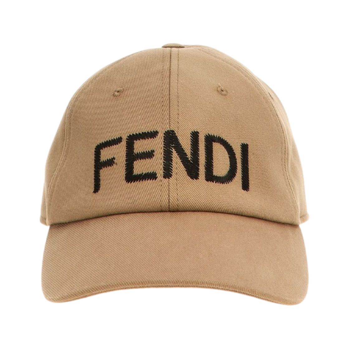 FXQ969AU3QF0QB9 Fendi Cotton Baseball Cap Beige