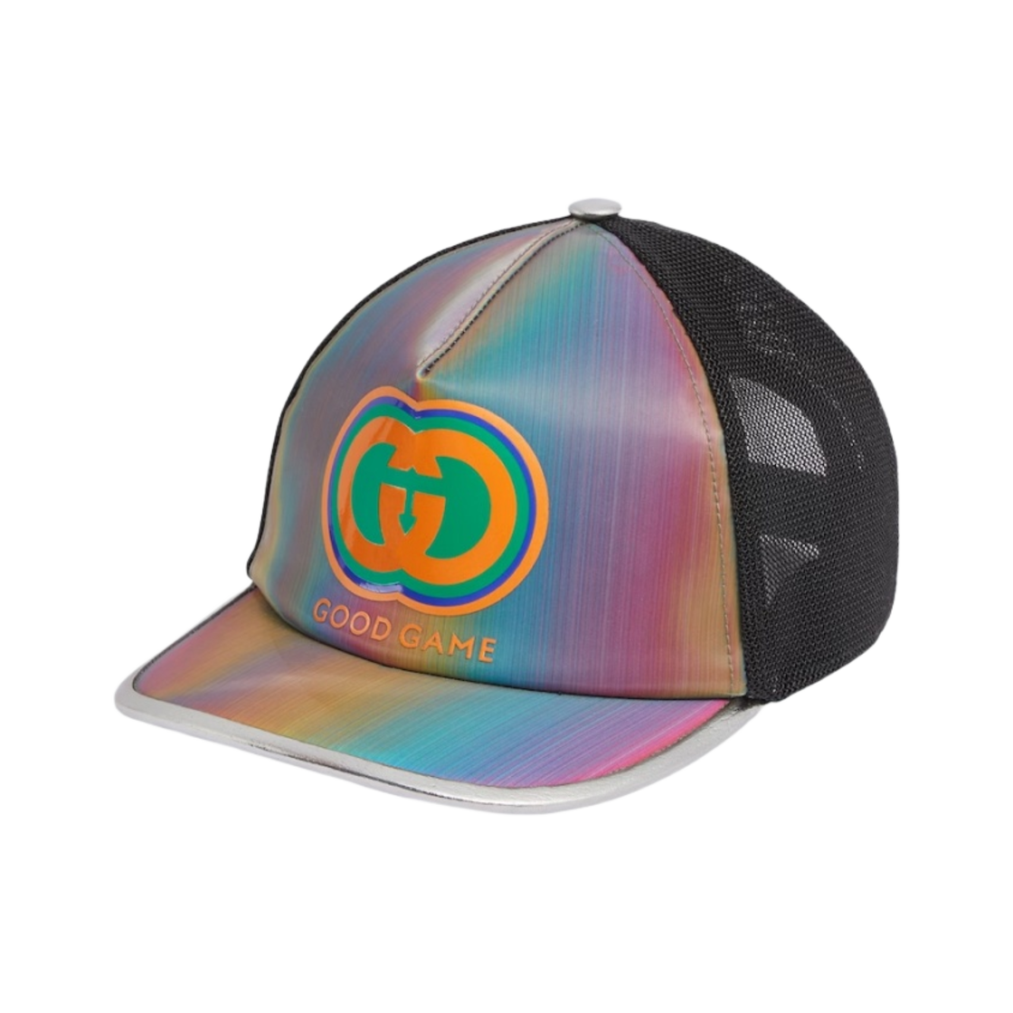 구찌 굿 게임 레더 베이스볼 햇 멀티컬러(Gucci Good Game Leather Baseball Hat Multicolour) - 1