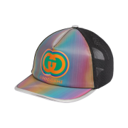 Gucci Good Game Leather Baseball Hat Multicolour