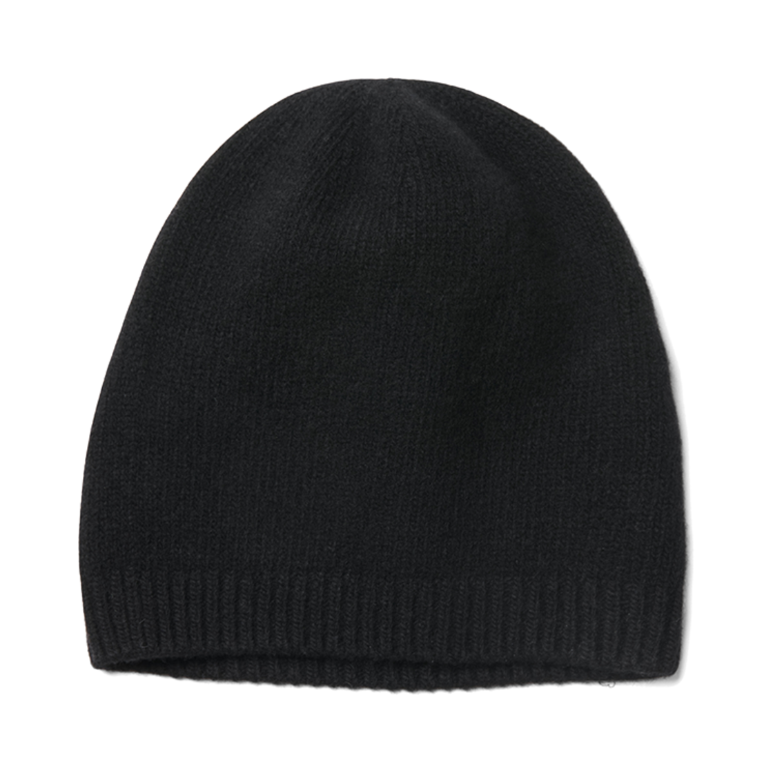 GJ24AW-ACC03_01 GOEN.J Wool Cashmere Blend Knit Beanie Black