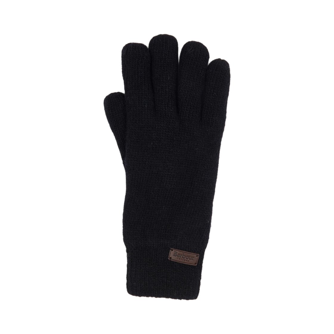 MGL0065BK11 Barbour Carlton Knitted Gloves Black
