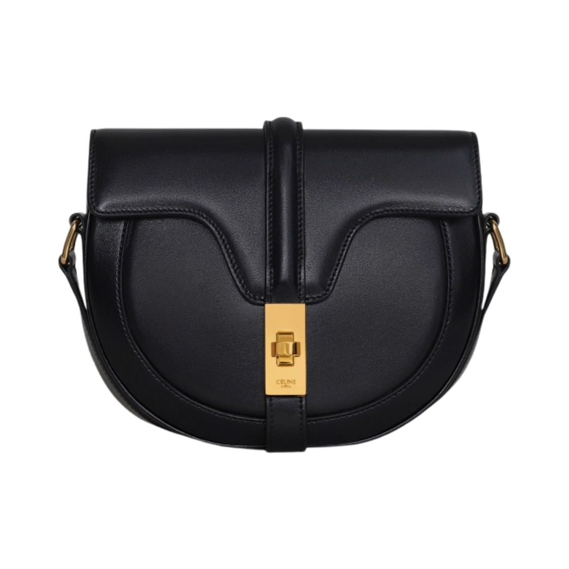 셀린느 사틴 카프스킨 스몰 베사체 16 백 블랙(Celine Small Besace 16 Bag in Satinated Calfskin Black) - 1