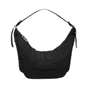 Lemaire Large Soft Game Bag Nylon Canvas Dark Chocolate