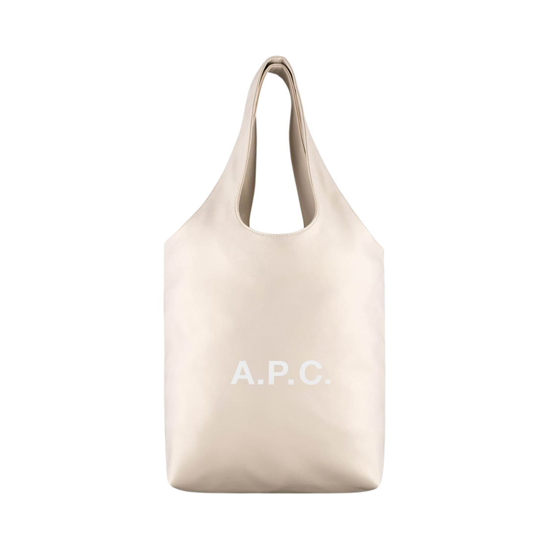 PUAAT-M61861-RAN A.P.C. Ninon Small Tote Bag Pale Goldtone