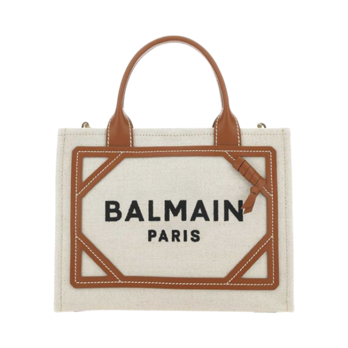 발망 B-아미 캔버스 토트백 브라운(Balmain B-Army Canvas Tote Bag Brown)