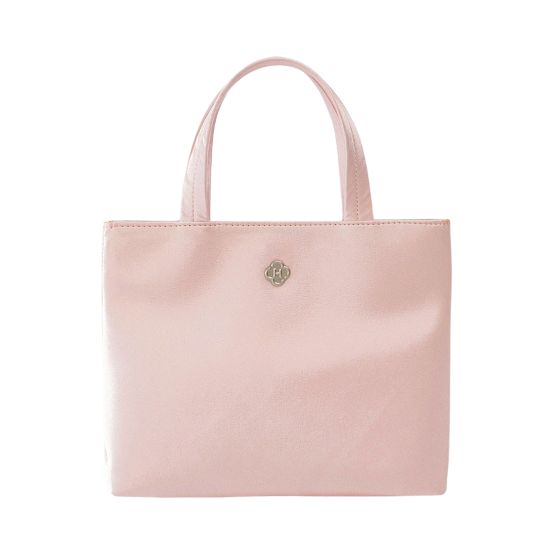히어리 우먼 마리 실크 토트 백 핑크(Heeari Women Mari Silk Tote Bag Pink)