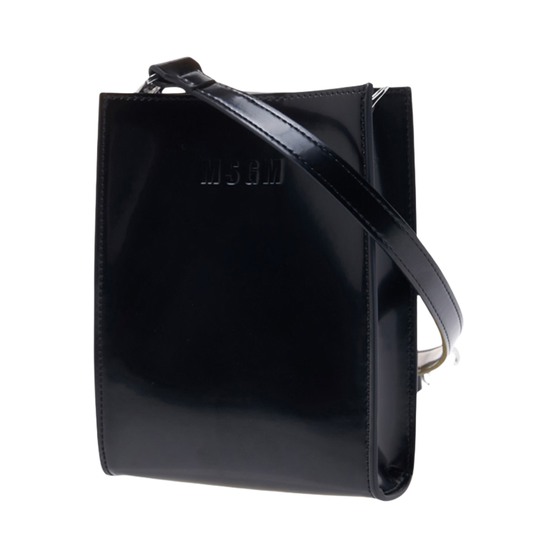 엠에스지엠 미니 토트백 마이크로 로고 블랙(MSGM Mini Tote Bag with Micro Logo Black) - 2