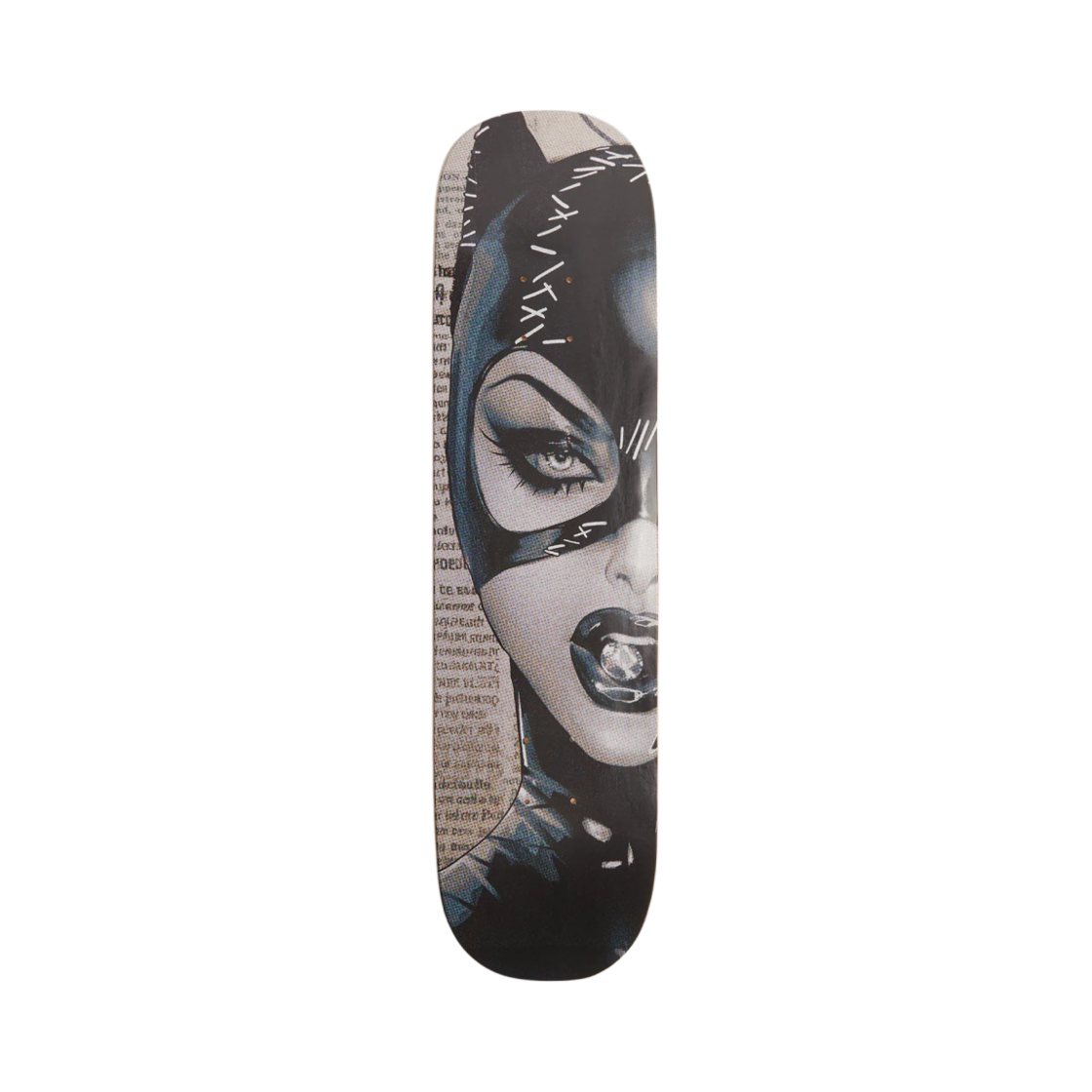 키스 x 배트맨 캣우먼 코믹 스케이트덱 블랙(Kith x Batman Catwoman Comic Skatedeck Black) - 1