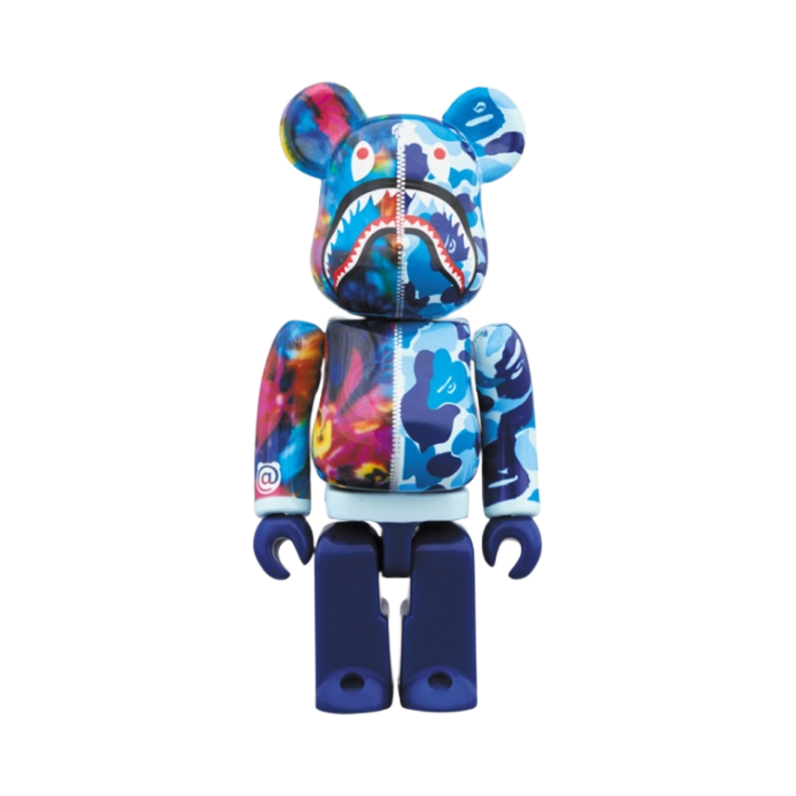 베어브릭 x 베이프 x M / 미카 니나가와 샤크 100% & 400% 세트 블루(Bearbrick x BAPE x M / Mika Ninagawa Shark 100% & 400% Set Blue) - 3