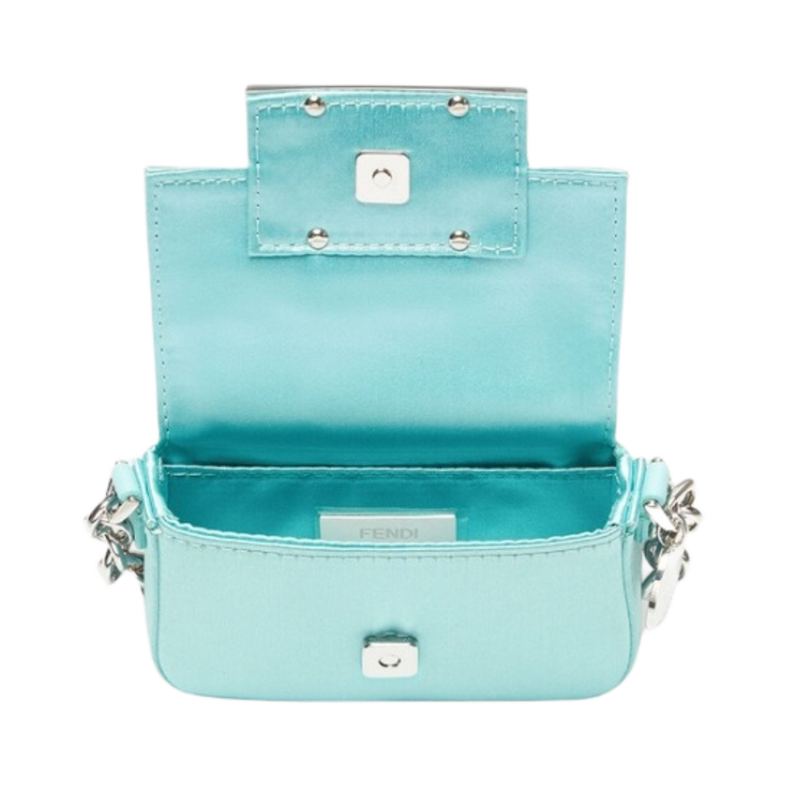 펜디 x 티파니 앤 코 실크 나노 바게트 참 라이트 블루(Fendi x Tiffany & Co. Silk Nano Baguette Charm Light Blue) - 4