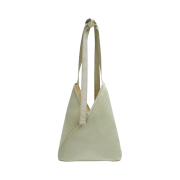 MM6 Masion Margiela Satin Japanese Handbag Green Cast