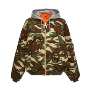 Vetements Camouflage Reversible Bomber Jacket Khaki